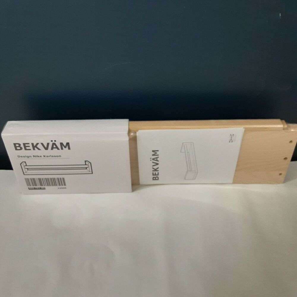 IKEA Bekvam design Nike Karrisson Wooden Shelving New